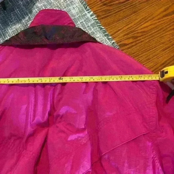 Hot Music Vintage 80s 90s Purple Pink Ski Jacket Size XL - Picture 12 of 13